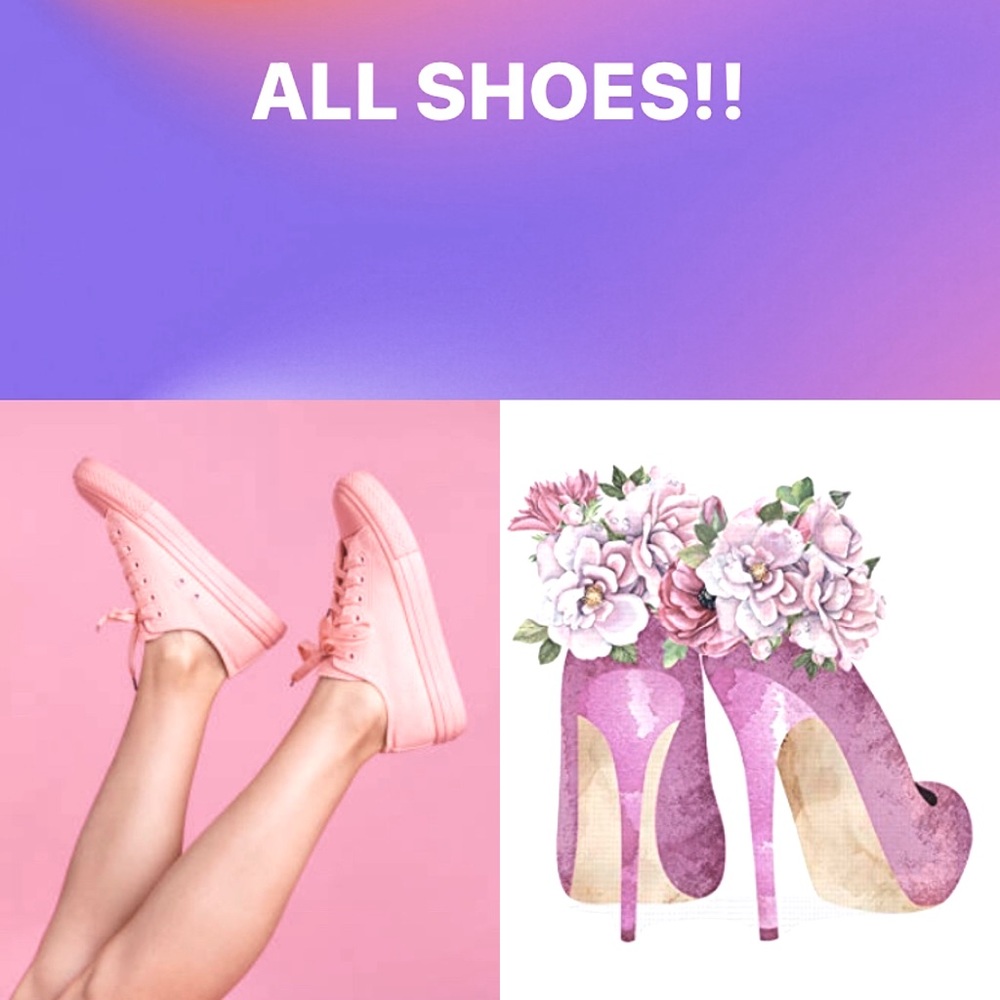 Nothing but shoes! Bundle discounts! Shipping Discounts!